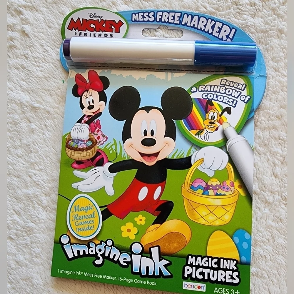 New limited-edition kid's Imagine Ink Magic Ink Coloring Book bundle of 3